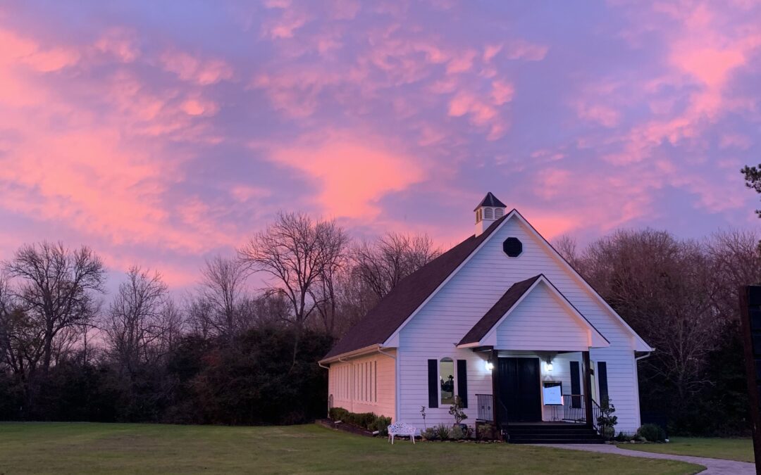 Houston area wedding venue chapel sunset 2